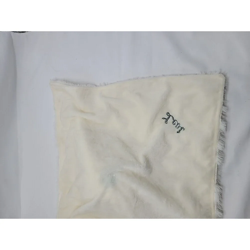 Elegant Baby White Lamb Lovey Security Blanket Replacement 10" X 10" Leui - Picture 16 of 16